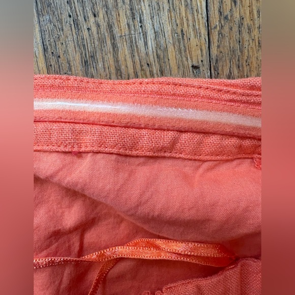 Abercrombie and Fitch Scarlett Strapless Linen-Blend Skort - Picture 5 of 8